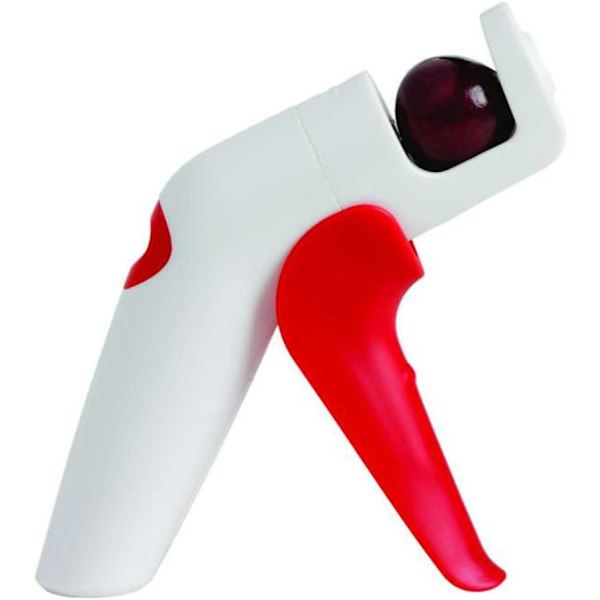 Remove fruit pits quickly and easily, red and white, 21.5 x 7 x 9 cm