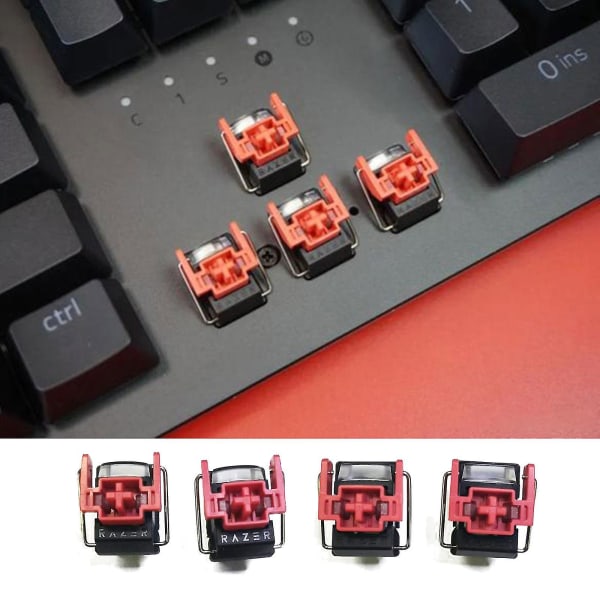 V2 Slient Liner Punainen Kytkimet Hot-swappable DIY Clicky Optiset Kytkimet Razerille