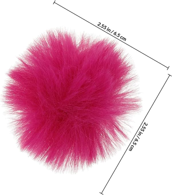 4 stk. fluffy mikrofonovertræk Mikrofonvindskærm Polyester Blødt materiale Let at installere design Minimerer vindstøj