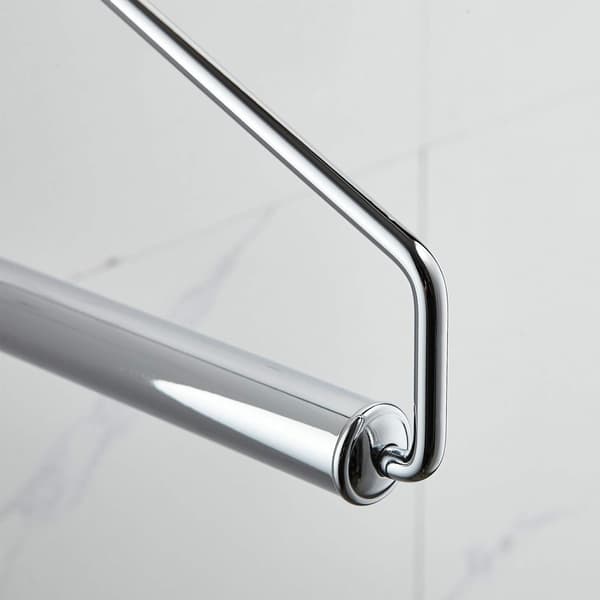 Laundry Bar, Wall Mounted Clothes Hanger with Swing Arm