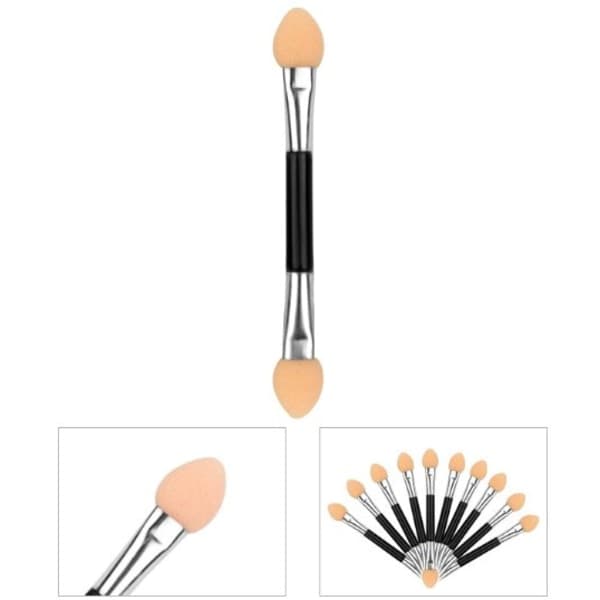 10 stk. svampeapplikator, makeupsvamp, flerfarvet makeupsvamp