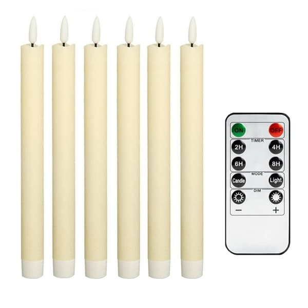 LED-lys med fjernkontroll - 6-pakning 350