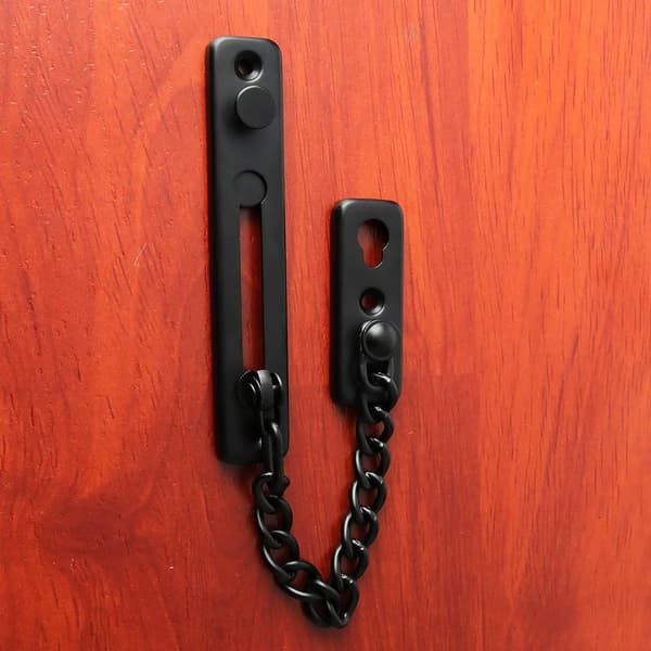 Safety Door Chain Slim Door Restrictor Spring Loaded Anti-Theft