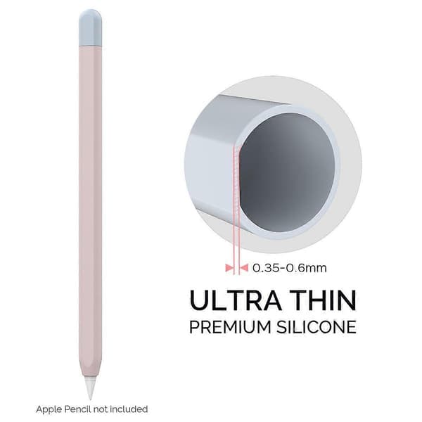 Duotone Case Silicone Sleeve Compatible with Apple Pencil 2nd Generation Ultra-Thin, High-Quality Silicone[DB]