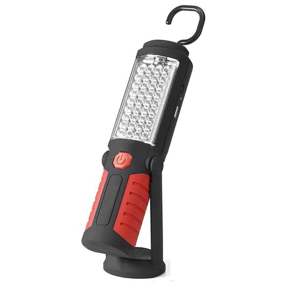 Powerful 36+5 LED 3000 Lumen Portable Rechargeable Work Light with Adjustable Bracket, Hook and Magnetic Base (f2)