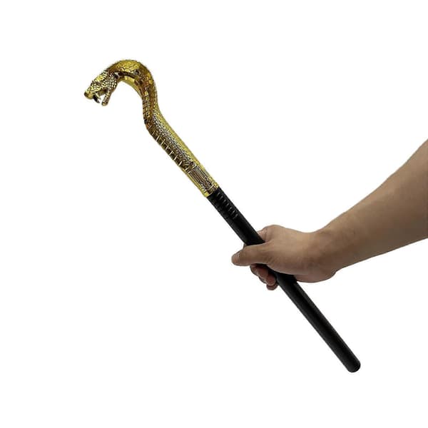 Halloween Snake Cane Snake Head Handle Scepter for Halloween Party Costume Style A Style C Style C