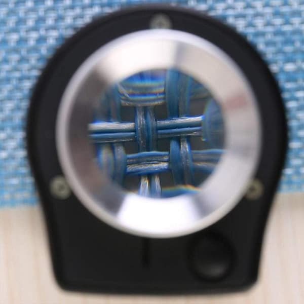 1 stk. 60X belyst forstørrelsesglas, 6 lamper skrivebord bærbar