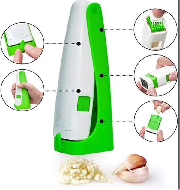Versatile Garlic Press Handheld Garlic Easy to Clean Garlic Press Suitable for Garlic and More