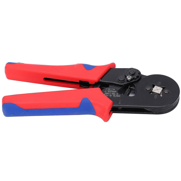 Terminal Crimp Plier 0.0810mm Hsc8 64a Square Wire End Crimping Tool Cable Crimperred And Blue Handle