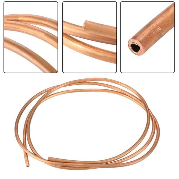 2M T2 Flexibelt kopparrör för kylrör OD 6mm ID 4mm E1mm tjocklek för kylning - OD 6mm