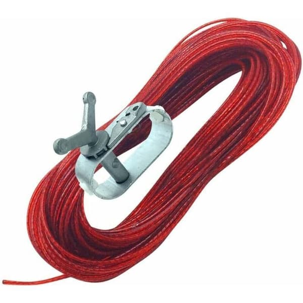 Pool Cover Cable with Winch, 30.5 m Pool Cover Winch Cable Ratchet Cable Tensioner