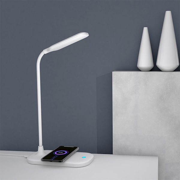 Lamper til hjemmekontoret - Super Lys Lille Bordlampe med USB Opladningsport, en Perfekt LED Bordlampe som Studielampe, Seng