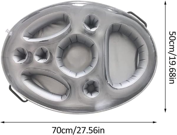 Floating Pool Bar, Floating Pool Bar, Inflatable Drink Holders, Inflatable Floating Bar Tray, Floating Spa Bar, Portable