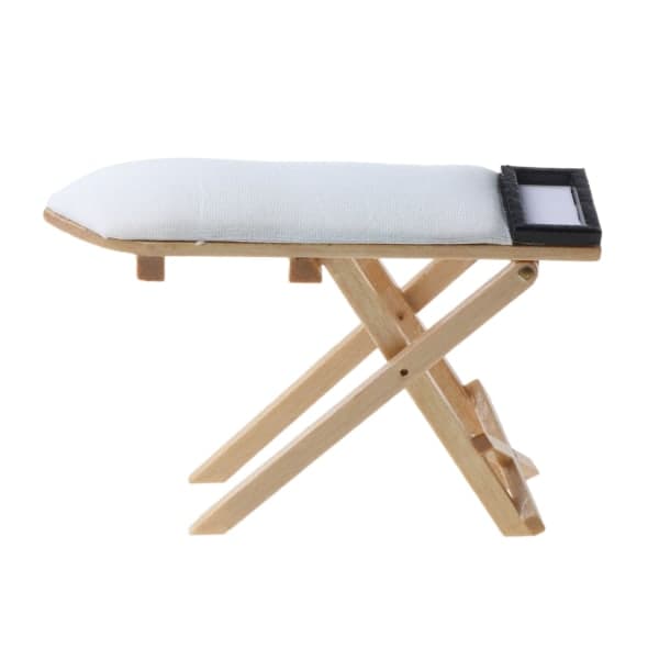 1:12 Skala Strykjärn för Dockhusmöbler Miniatyr Sovrumsbord