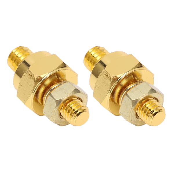 2 Pcs Brass Battery Terminal Adapters, Side Post Battery Terminal Adapters, Bolt-On Charging System