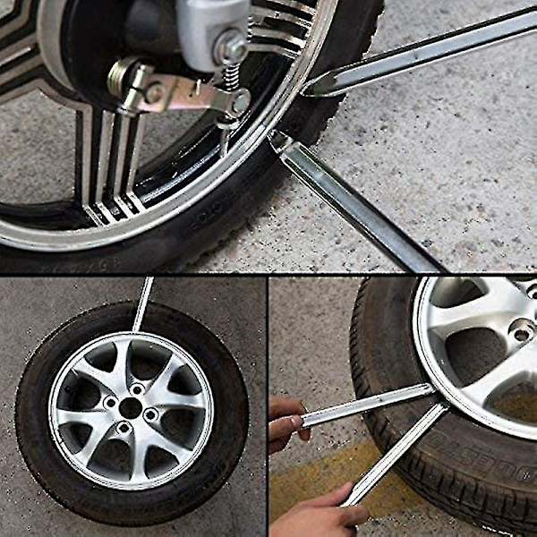 2-delad Däckreparationssats, Däckjärn, Tungt Arbetsmaterial, Metall, Stål, Däckbytare