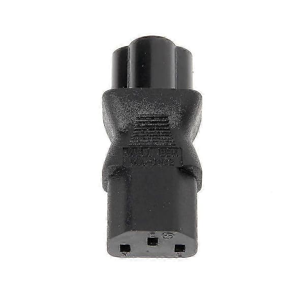 IEC 320 C13 Hun Til C6 Han 3-benet Kløverblad Stik Konverter AC Strømadapter xi