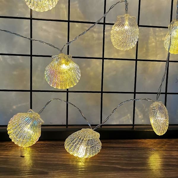 Seashell fairy ljusslinga, 3 meter 20 LED