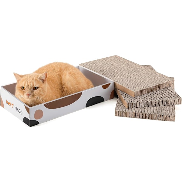 Kattklösbräda i Kartong, Klösstolpe, Vågig Pappersbräda, Soffa Kudde, Kloplatta, Leksak för Kattunge, Klovård, Liten