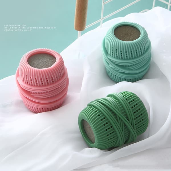 Fabric Softener Ball Reusable Soft Clothes Laundry Balls for Washing Machine Green Green