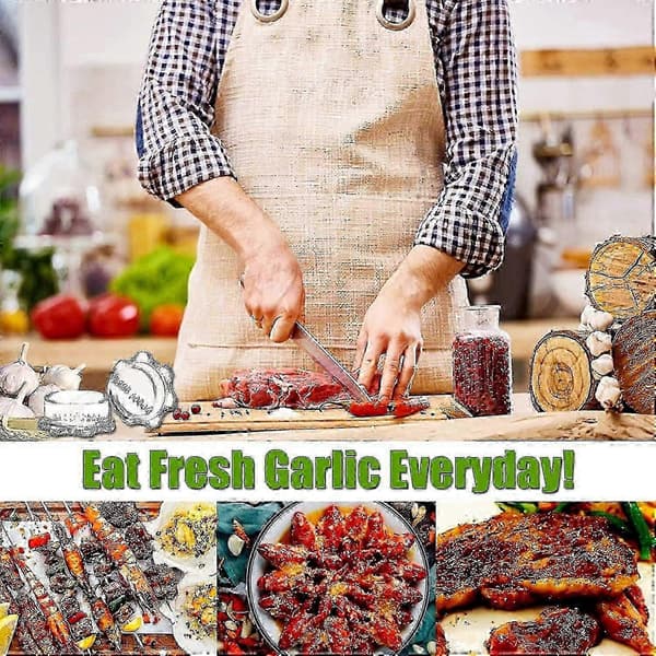 Garlic Grinder, Garlic Press, Garlic Press - Grind Garlic to Your Desired Size Easily