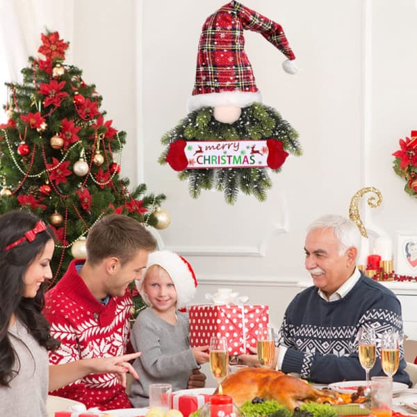Christmas Decorations, Christmas Wreaths Faceless Old Man