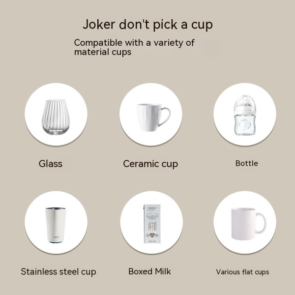 Kaffekopvarmer - Tryk-aktiveret Elektrisk Kaffekopvarmer, Også Håndvarmer - Elektrisk Drikkevarmer