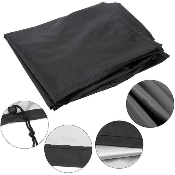 Grill Cover - Waterproof Polyester - With Security Straps - For Outdoor Picnics - 145x61x117cm