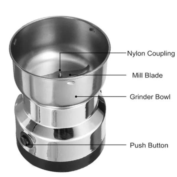 Multifunktionel knusemaskine Elektrisk kaffekværn 164 x 93 mm