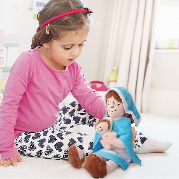 Plush Mary Mjuk Plysch Kudde Dock Collectible Plysch Present 12.8\"