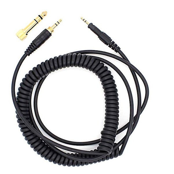 Högtalarkabel fjäderkabel Kabel Spiralformad Aux-sladd Ersättningskabel för hörlurar, Fjädertråd 3 meter