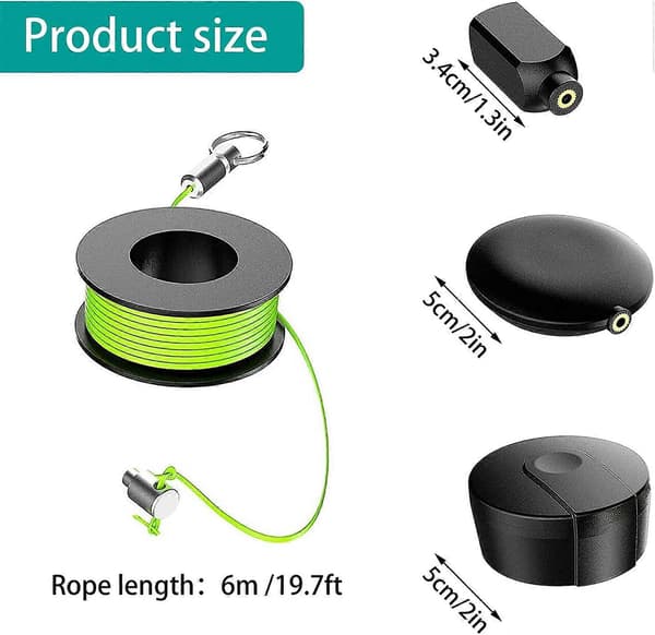 Magnetic Cable Routing Tool Magnetic Wire Puller Puller Wire Cable Puller Device Magnetic Wire Insertion and Extraction Pull Cable for P [DB]