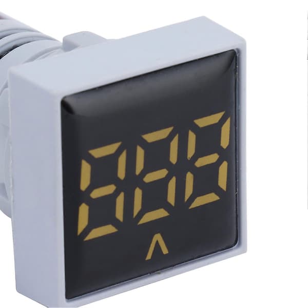 AD16-22FSV Digital Spenningssignal Indikatorlampe Panel Voltmeter Indikator 60~500V AC Gul