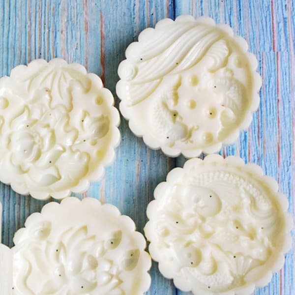 Blomsterdesign Håndtrykk Fondant Dekor Kakeform Fo