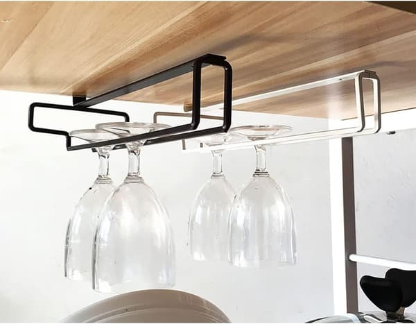 Glassunderstell, 2 stk hengende glassoppbevaringsstativ for vinglass