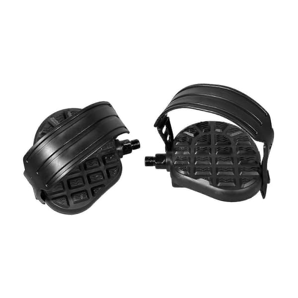 Multifunktionella träningscykelpedaler Svart Lättvikt för träning