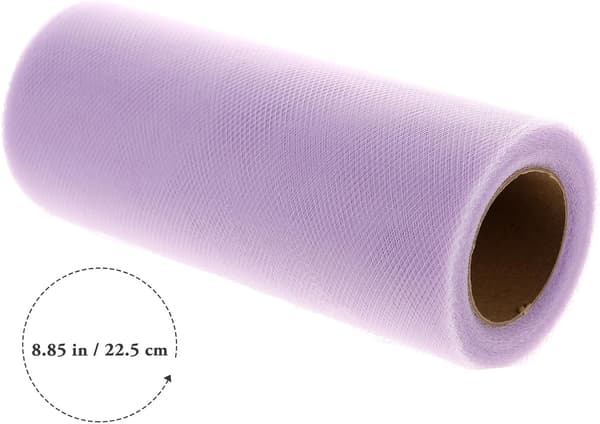 Lilla net tylstofbånd 6 tommer 25 yards polyestermateriale holdbart og robust til syning