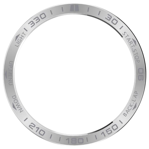 Sølvramme til Garmin Tactix 8 51mm Solar Edition
