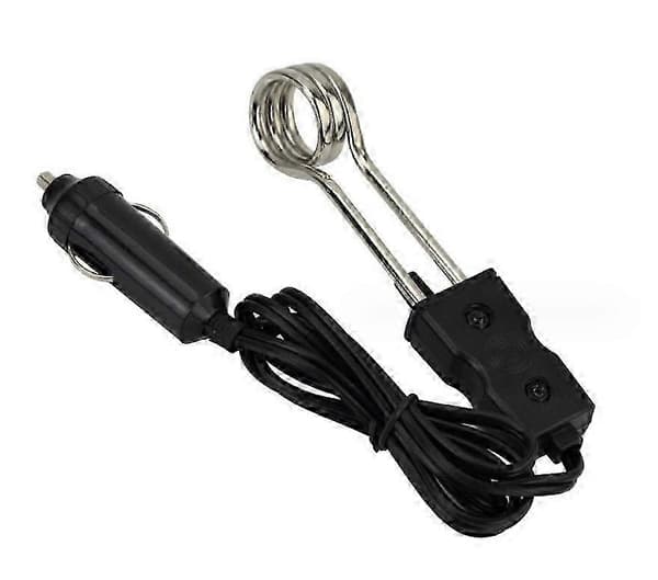 Bil Värmeelement, 12V Värmeelement för Vatten, 120W-140W Värmeelement för Vatten Resor Camping Varmvatten, Kaffe eller Te, 13*6*4cm