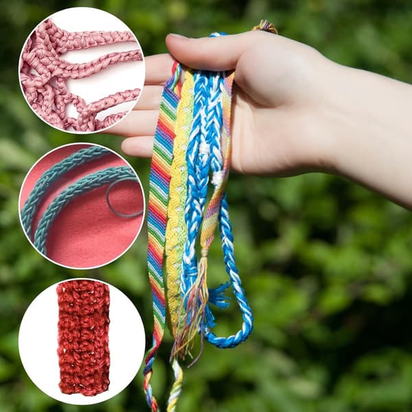 Loom Kit - Mini Handmade Knitting Machine for Beginners and Advanced - Purple, Fashion Textile Design Tool