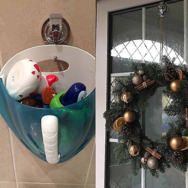 New 2-pack Suction Cups Vacuum Suction Cup Hook Heavy Duty Wall Hanger Bath Towel Gift