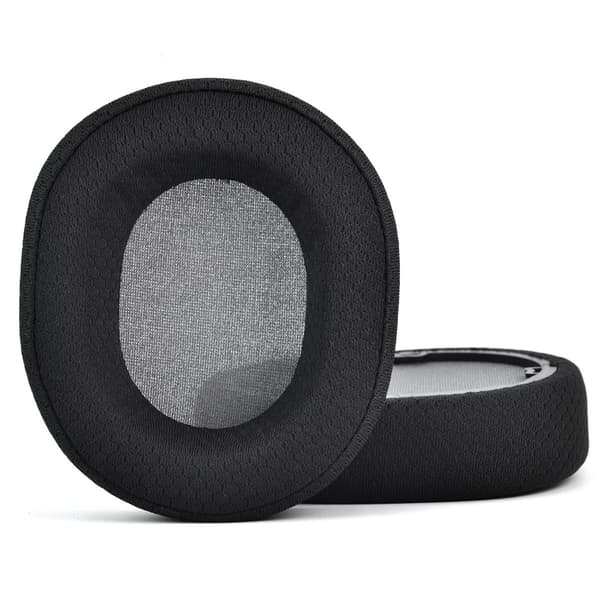 2 Pcs Black Mesh Earpads Replacement compatible with Corsair HS55, HS55 PRO, HS65 Gaming Headset