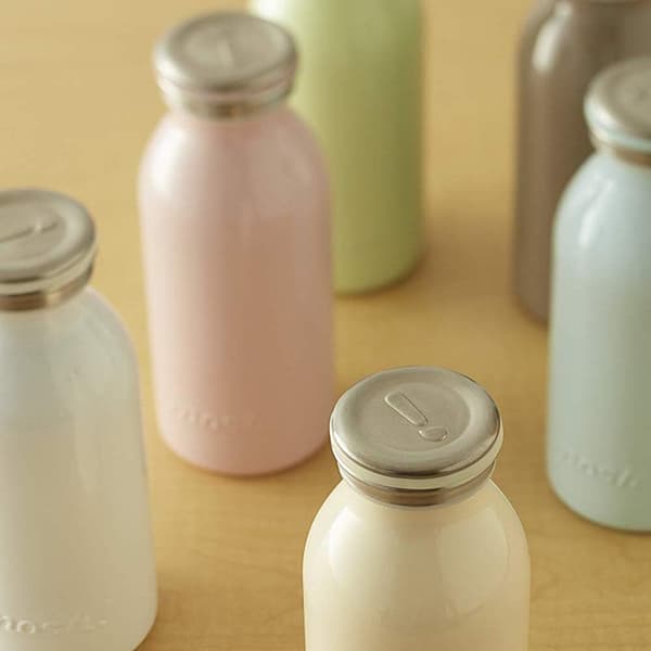 Vattenflaska, Vakuumisolerad, Skruvlock, Mugg, Flaska, 0,35L 2 2