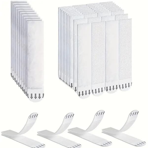 Avtakbare selvklebende borrelåsfester for bilderammer, 16x46mm, 12 par