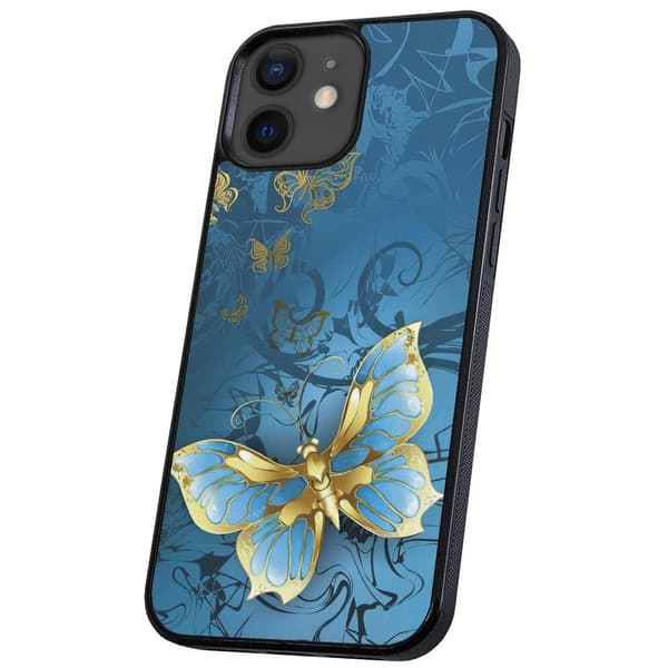 iPhone 12/12 Pro - Kuori/Mobiilikotelo Perhoset