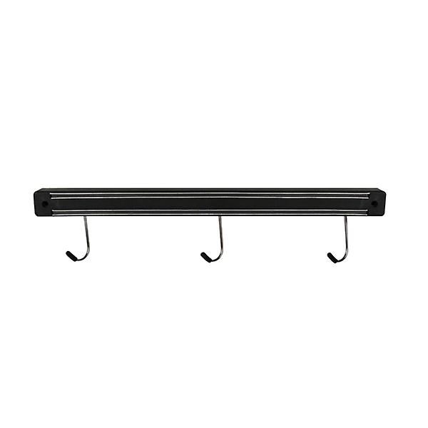 Väggmonterad magnetisk hållare förvaringsställ för köksknivar och köksredskap Krok (34cm svart)Svart34cm Black 34cm