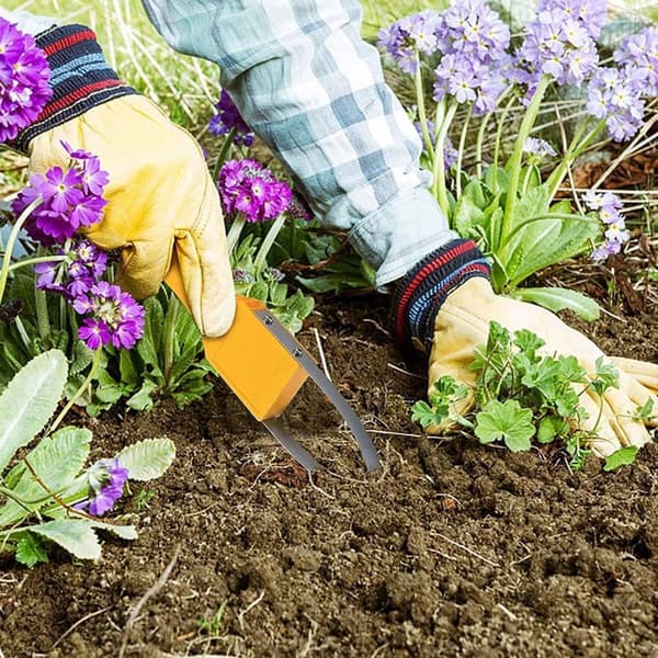 2 ST Garden Hand Loop Weeding Tool, for Lawn Accessories Yard Vegetable Garden Portable Cleaning Accessories