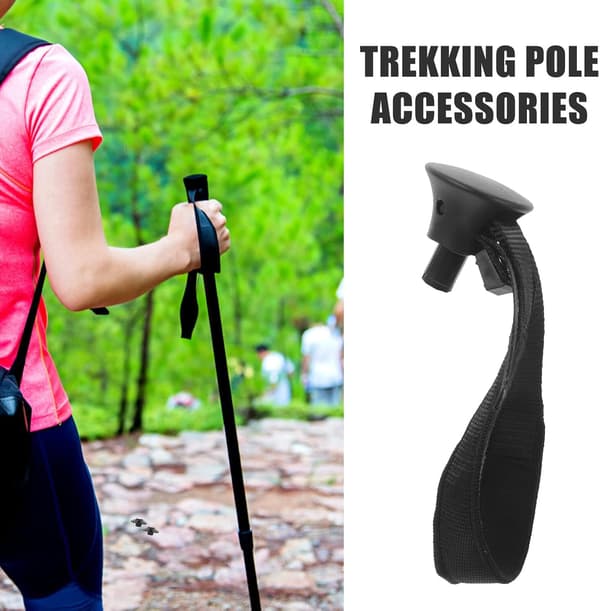 Wrist Strap for Trekking Poles Ski Poles Outdoor Hiking Use Secure Hook and Loop Closure