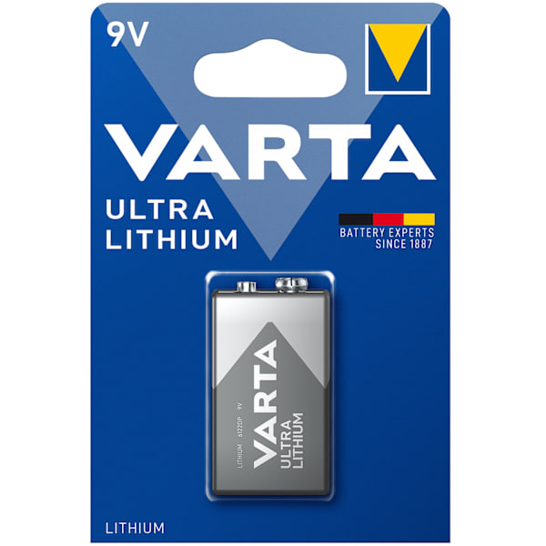 Ultra Lithium 9V Batteri 1-pak