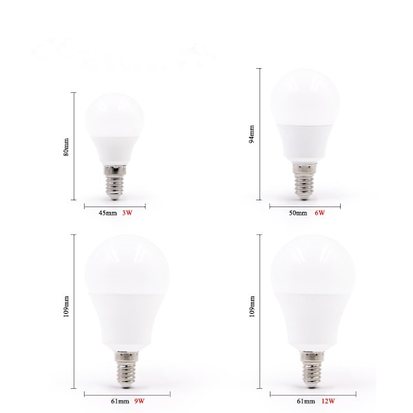 10 kpl LED-lamppuja E27 9W vastaa 60W 806lm Luonnonvalkoinen